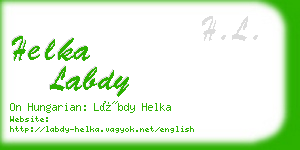 helka labdy business card